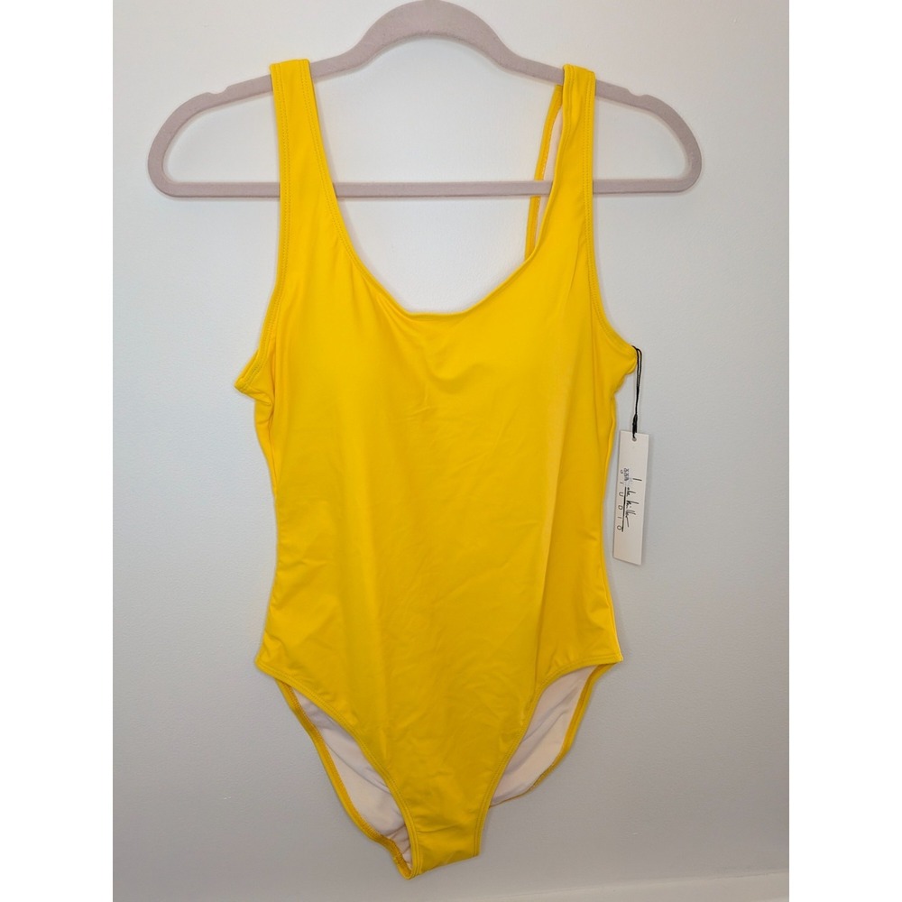 Nicole Miller Studio Womens Med Sunstruck Racerback Swimsuit Pool Party